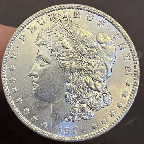 1901 O Morgan Silver Dollar ~ GRADED MS by USGA ~ MINT STATE BU ~ 90% Silver $1