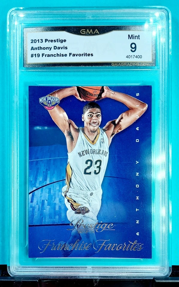 ANTHONY DAVIS - 2013 🔥PRESTIGE #19 "FRANCHISE FAV'S" / GMA MINT 9🔥PELICANS - Image 3 of 4