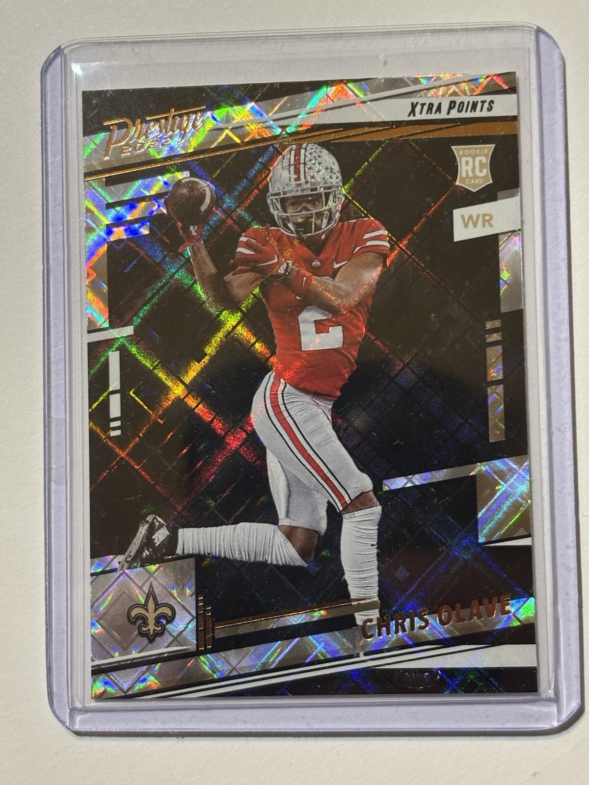 2022 Prestige Chris Olave Rookie Xtra Points Diamond Saints #310