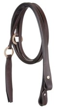 Dark Oil Flat Leather Romel Reins