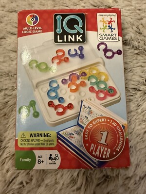 Smart Games IQ Link  Brain Teaser Travel Multi Level Logic Games 2012