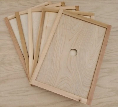 Cedar 8 Frame Bee Hive Inner Cover Langstroth Beehive (LOT OF 5)