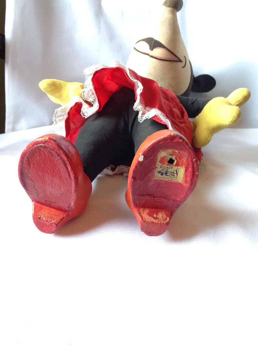 Super Rare Large 1930s Disney Knickerbocker Mickey's Minnie Super Rare Large 1930s Disney Knickerbocker Mickey's Minnie
