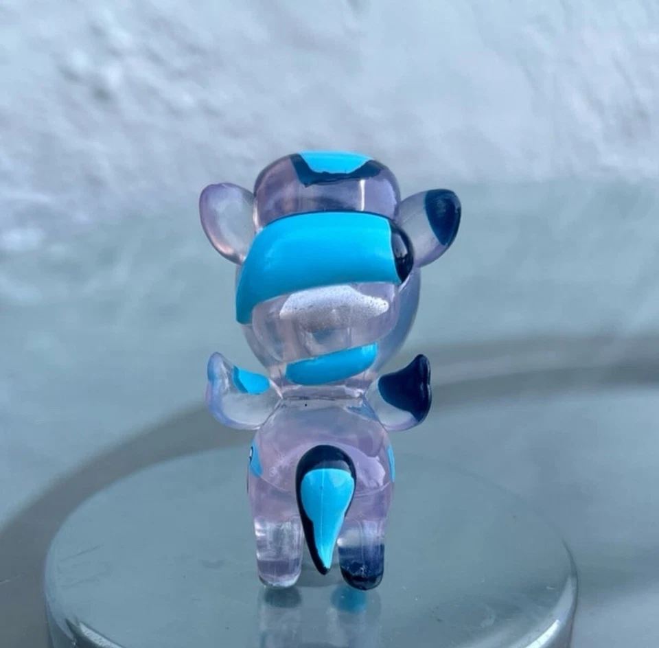 Figura Vinilo Transparente Deluxe Set Serie 1 Pegaso Tokidoki Neon Star YU Unicorno 2" Foto 4 de 4