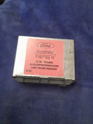 Ford Granada Mk3 Sierra Lamp Failure Indicator Module Ecu 87bg10c909aa-  AM2 #27
