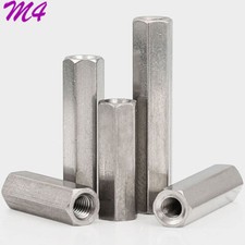 M4 Female 304 Stainless Steel Hex Studs Standoff Spacer Threaded Pillar for PCB