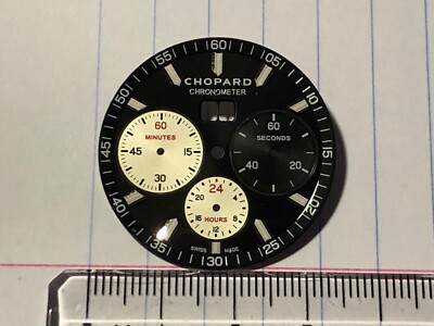Vintage Chopard Chronometer chronograph dial cadran Zifferblatt 