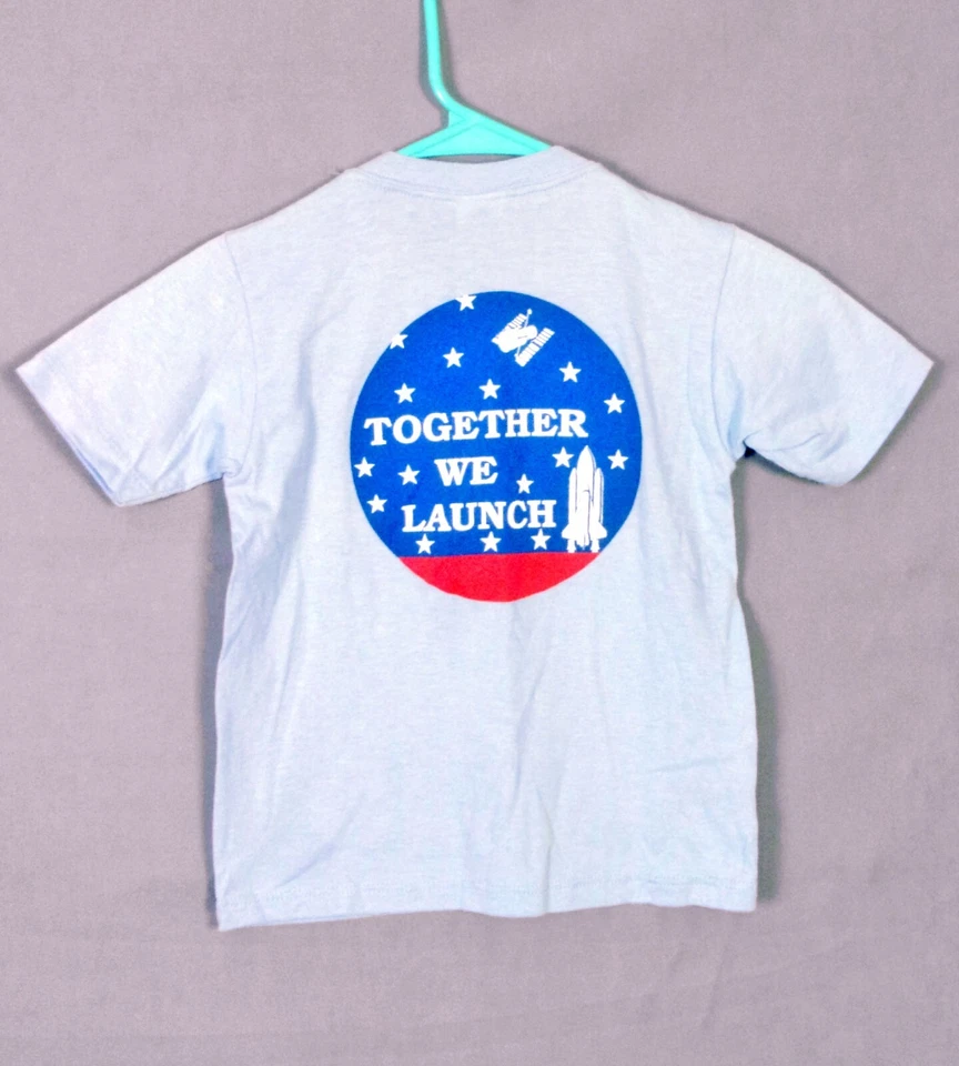 Camiseta de colección años 80 puntada única suave delgada NASA Marshall Space Center niños S Foto 3 de 4