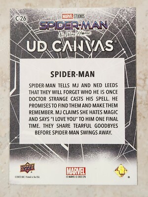 SPIDER-MAN C-26 2023 Upper Deck Spider-Man No Way Home VECTOR | eBay