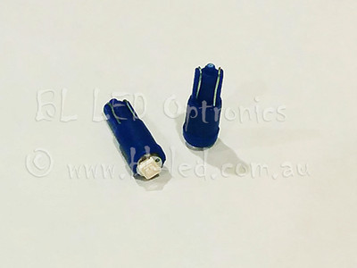 10x T5 74 Wedge Universal Blue SMD LED Light Bulbs Dash Instrument Cluster HVAC