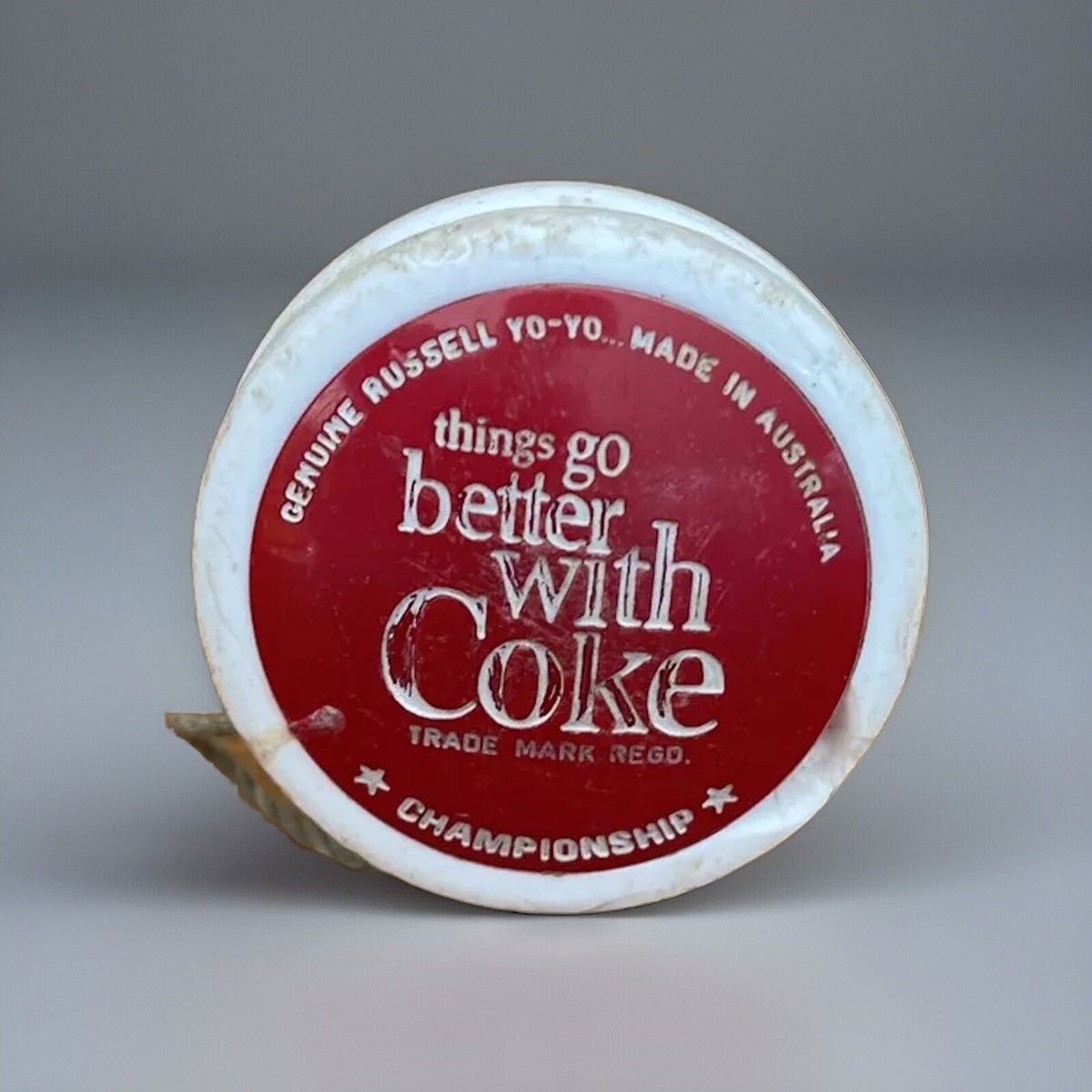Genuine Russell Coca-Cola Championship Vintage Yo-Yo Australia