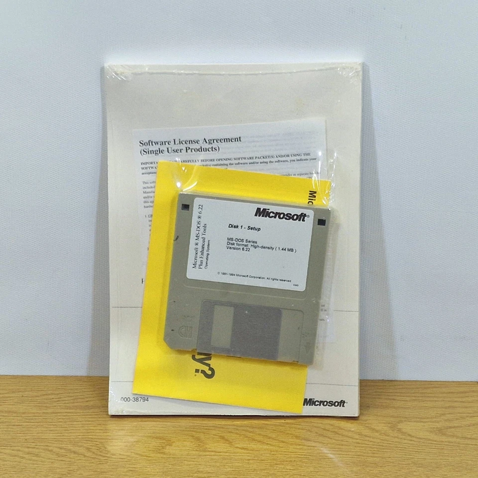 MS-Dos V6.22 auf 4 x 3,5" Disketten Neu - Bild 2 von 2