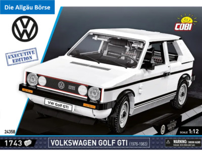 Cobi 24358 VW Golf GTI 1:12 Executive Edition 1976-1983 Klemmbaustein  Neu OVP