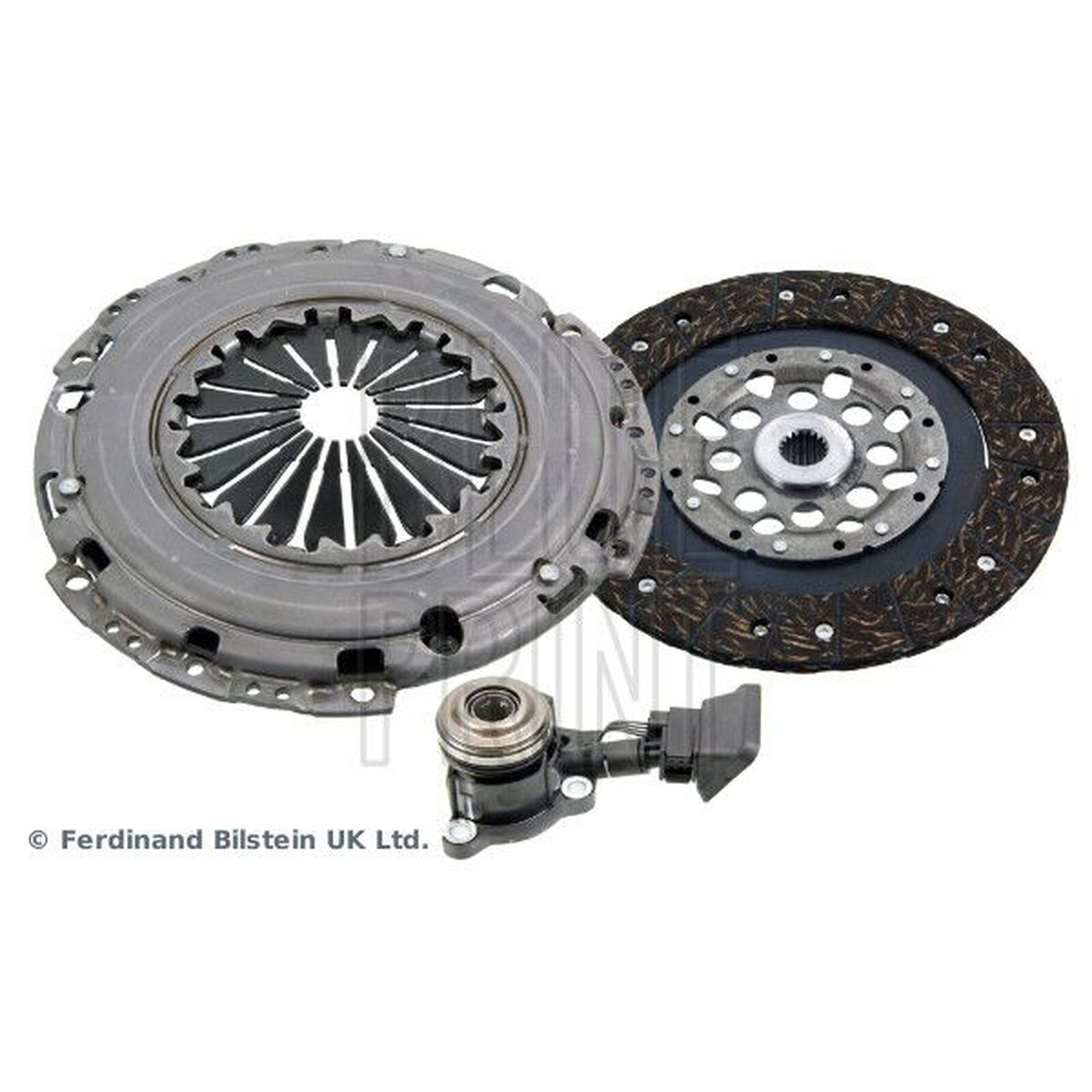 Blue Print Clutch Kit 3-Piece With Concentric Slave Cylinder ADBP300160