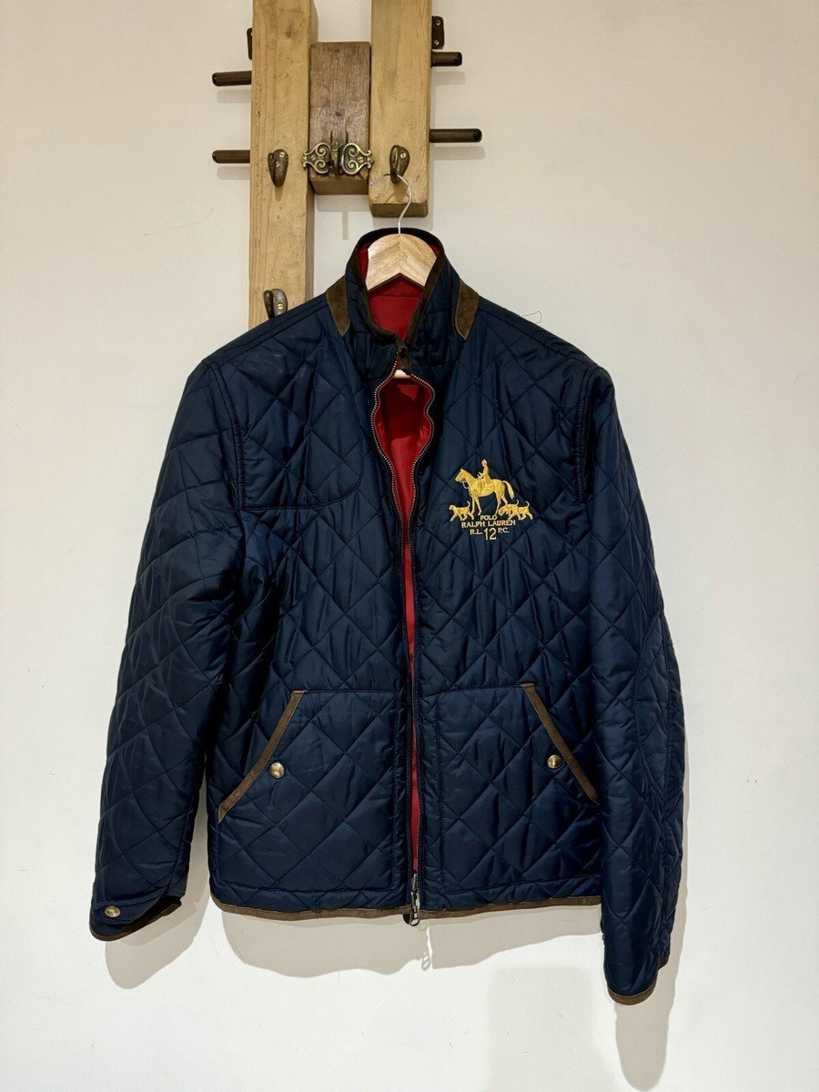 Ralph Lauren Polo Club Reversible Quilted Short Padded Coat Jacket