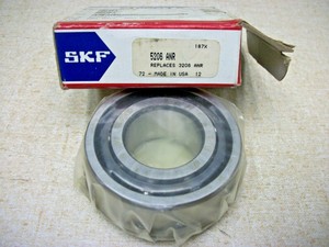 SKF USA 5206 ANR repl 3206 ANR Snap Ring Angular Contact ...