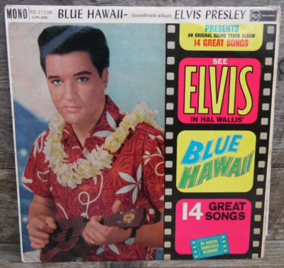 Elvis Presley 'BLUE HAWAII' 1st Press 1961 UK RCA Vinyl LP Record