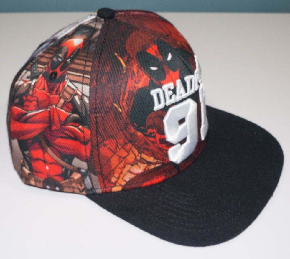 Marvel Deadpool 91 snapback baseball hat ONE SIZE… - image 2