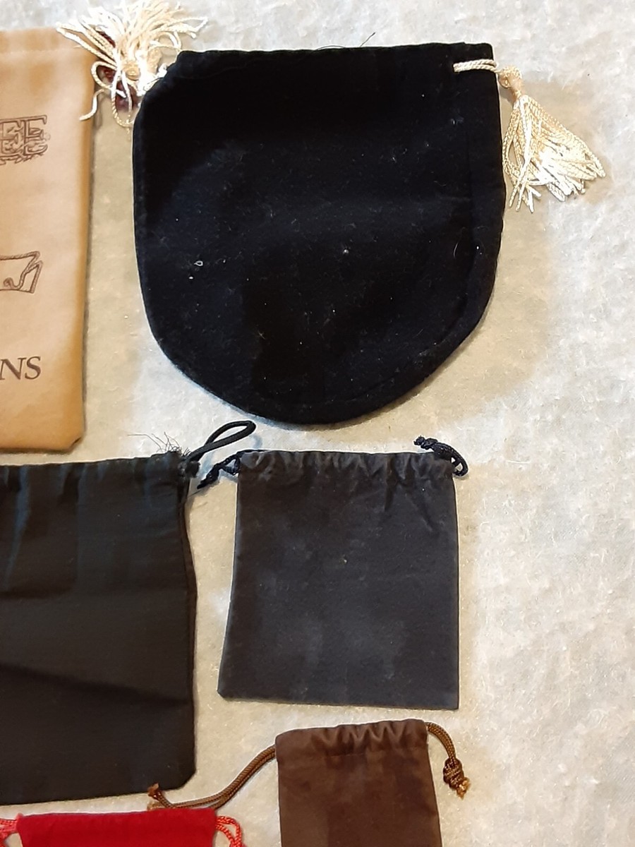 Vintage Lot Drawstring Jewelry Pouch Bag 17 Total Assorted Vintage Lot Drawstring Jewelry Pouch Bag 17 Total Assorted