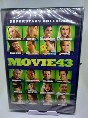 Movie 43, DVD, 2013 Halle Berry, Hugh Jackman, Emma Stone, Naomi