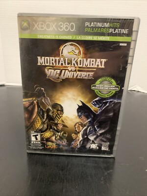 Mortal Kombat vs. DC Universe Platinum Hits (Microsoft Xbox 360, 2009) CIB