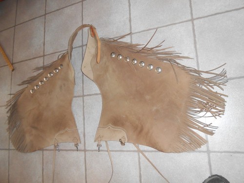 ^ Dakota Territory JK DICKES Leder KLINKEN SCHÖNE FRANSEN - Bild 4 von 12