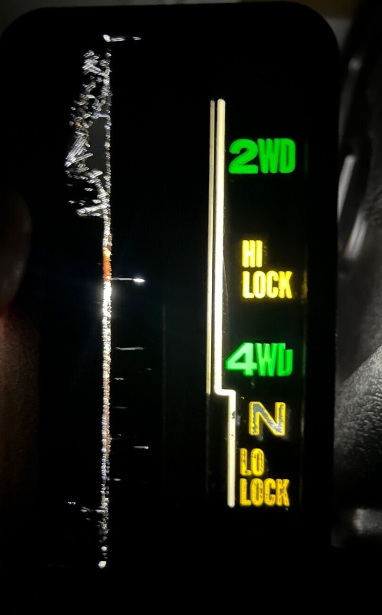 87 Jeep Wagoneer Jeep XJ Early NP242 Txfr Case 4x4 Shift Indicator