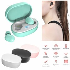 Bluetooth Wireless Headset Earphones Mini Stereo Earbuds with Charging Case