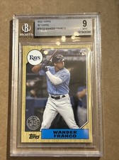 2022 Topps - 1987 Topps Baseball 35th Anniversary Wander Franco (RC) BGS 9