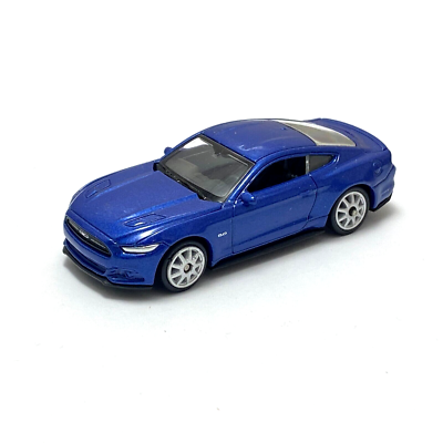2015 Ford Mustang GT 5.0 Blue Welly 1:60 1:64 Series Scale Toy Car
