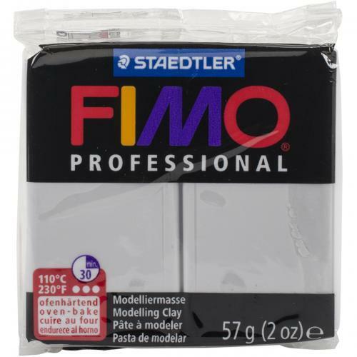 Staedtler EF8005-80 Fimo Professional Soft Polymer Clay, 2 oz, Dolphin Grey