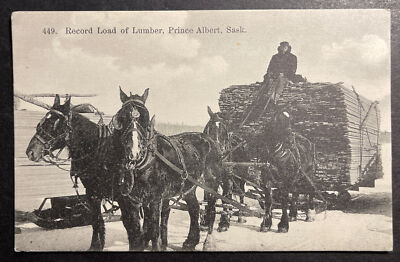 Record Load of Lumber Prince Albert Saskatchewan Canada printed Board of Trade