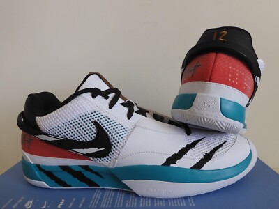 Nike Ja 1 Reverse Scratch White-Black-Turbo Green-Red-Beach Sz 13