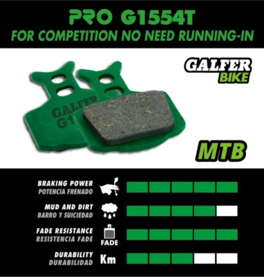 Galfer Disc Brake Pads Pro Competition Avid Elixir XX XO
