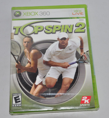 Top Spin 2 (Microsoft Xbox 360, 2006) Brand New Factory Sealed