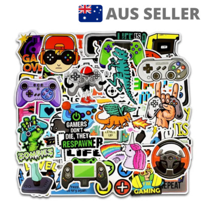 Gaming Games Playstation Console Stickers | Pack of 50 Christmas Gift ...