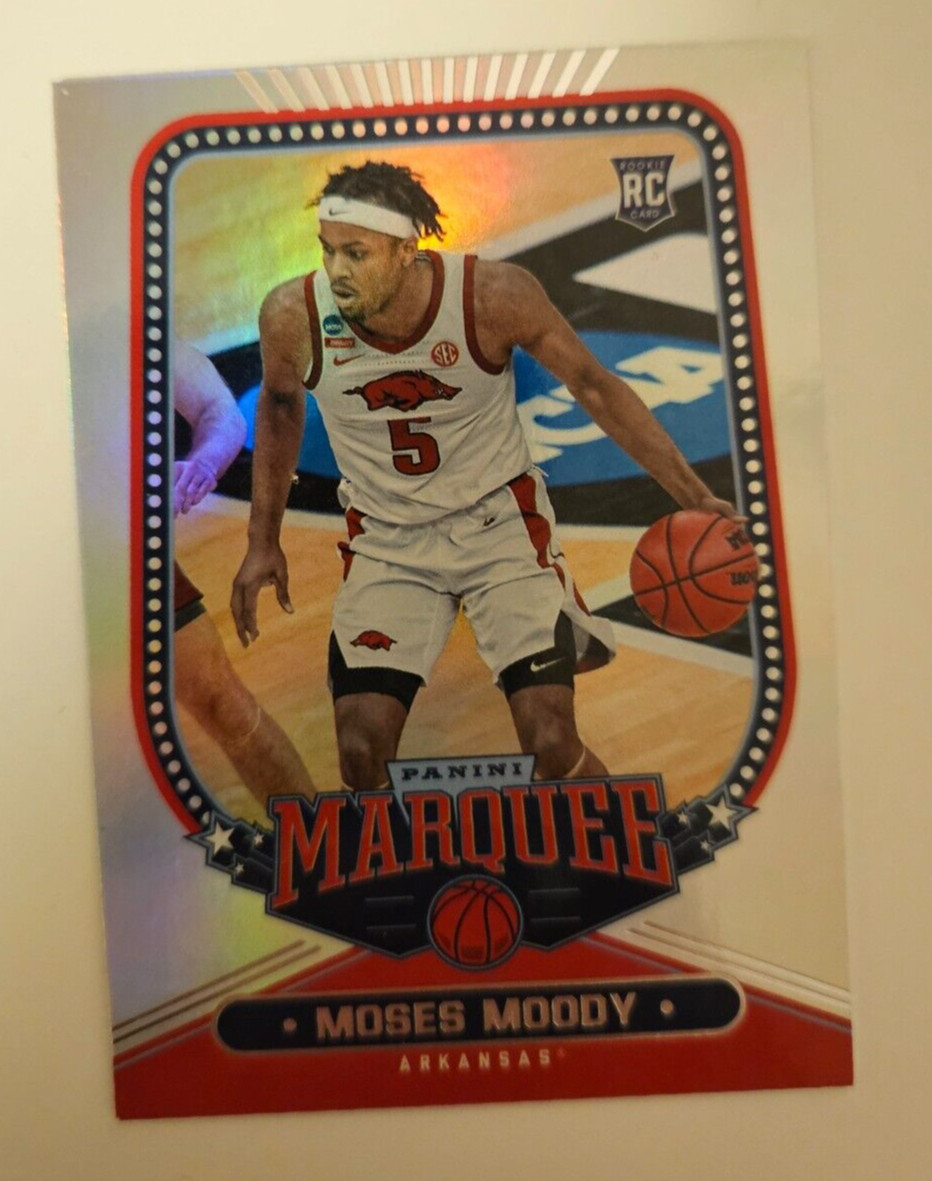 2021 Panini Chronicles Draft Picks Marquee #151 Moses Moody RC