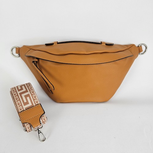 Bauchtasche Umhängetasche Italy Kunstleder Hüfttasche Crossbody-Bag Designe #01 - Bild 5 von 19