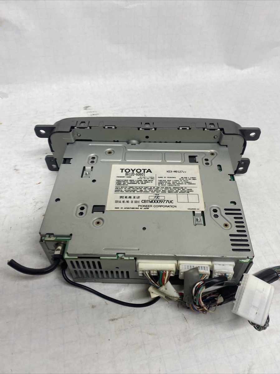 03 07 TOYOTA LAND CRUISER TAPE RADIO NAVIGATION RADIO 86120