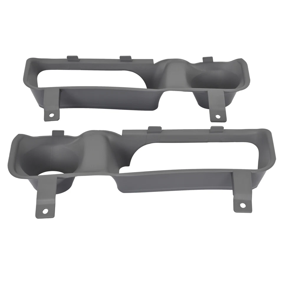 Pair Driving Fog Light Lamp Cover Trims Bezel Set For Dodge Ram 1500 2500 94-02 Foto 3 de 4