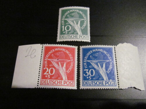 E7561) Berlín** 68-70 moneda dañada impecablemente correo postal, Mi 350 - Imagen 1 de 2