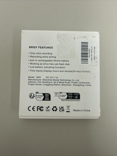 Digital Voice Recorder Voice Activated Recorder with Playback.64G. 512Kps - Picture 2 of 5