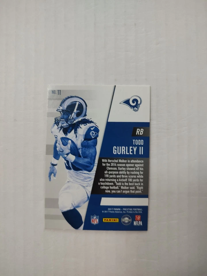 2017 Prestige Alma Maters #11 Todd Gurley II (PWE) - Image 2 of 2