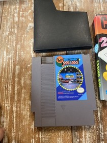 4 Nintendo NES Boxed Games Monopoly Family Feud Casino Kid Hollywood Nice!