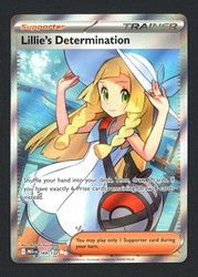 Lillie's Determination 169/132 Mega Evolution Ultra Rare Holo
