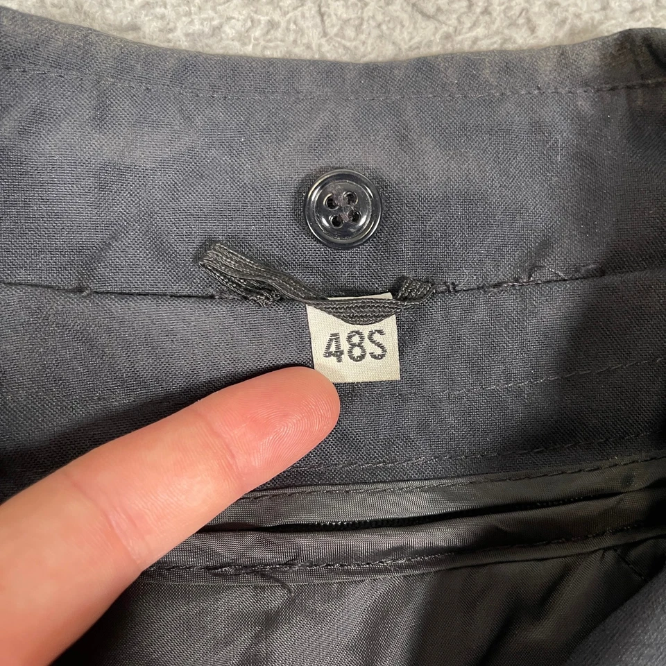 True Vintage Chicago Motorcycle Police Uniform Patched Jacket Mens 48S Blue 70s - Image 2 of 4