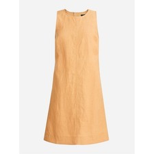 J.Crew Button-back linen shift dress small