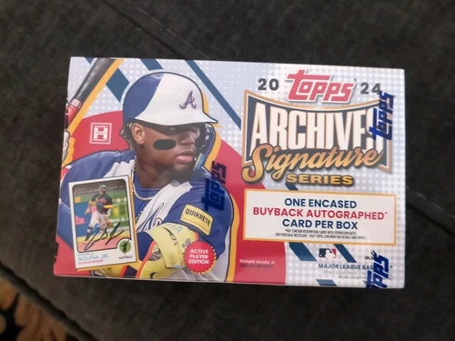 2024 TOPPS BASEBALL ARCHIVES SIGNATURE SERIES ACTIVE PLAYER EDITION HOBBY BOX