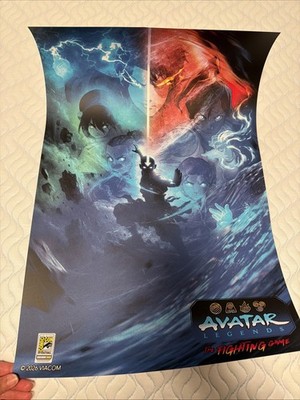 2026 SDCC Avatar Legends The Fighting Game 18x24 Poster LE 25/250