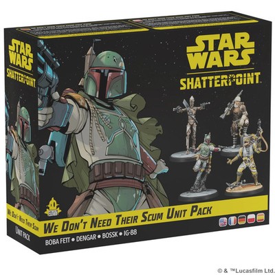 Star Wars Shatterpoint: We Don t Need Their Scum Unit Pack New Free Shipping USA